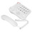 Kablet fasttelefon for eldre med store taster og tydelig 4