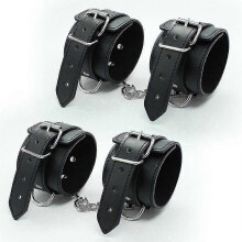 Black Leather Ankle Straps Perfect for Workout Fitness Cuffs Glutes & Leg,home Yoga for Men & Women