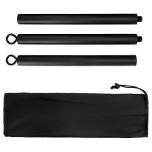 Resistance Band Bar Pilates Bar Home Gym Fitness Workout Bar for Strength Training Cardio Exercise - 108CM
