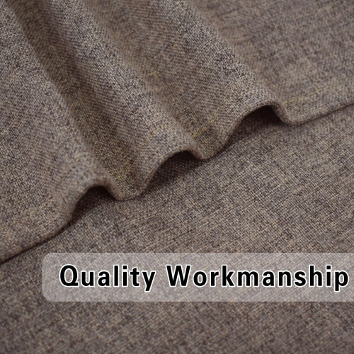 Brown Linen-Textured Valance 72" W x 14" L 2