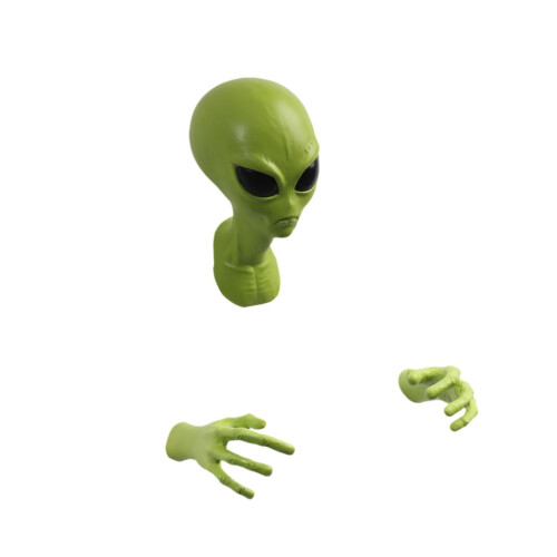Alien wall sculpture decorative figurine for home office 1