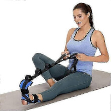 (Blue) Yoga Foot Stretcher Strap for Leg and Hamstring Stretching, Plantar Fasciitis Pain Relief Exercise Tool1