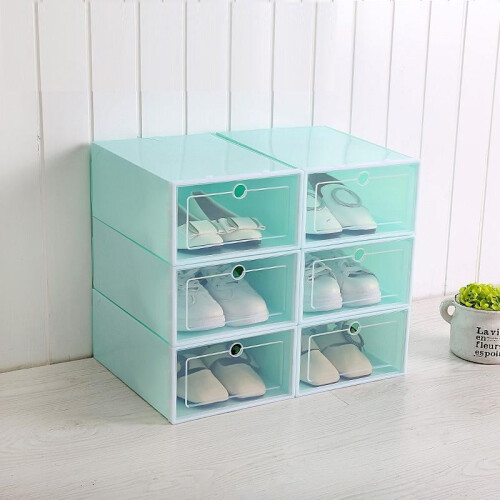 Transparente Schuhbox mit Frontzugriff, Material: PP, 1 Stück 2