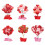 Valentine's Day Cards 3D Heart Pattern 6-Pack 2