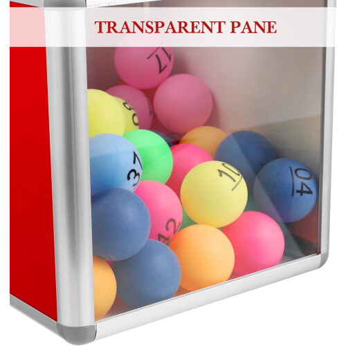 Transparente Acryl-Losbox 20x20x20cm mit Schloss 2