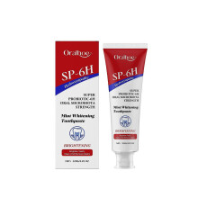 Mint toothpaste gently cleans teeth, oral hygiene, fresh and fragrant daily oral