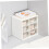 Bureau-organizer van transparant plastic met 6 lades 5