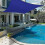 Toldo rectangular con cuerda y kit de montaje incluidos. Toldo impermeable y transpirable de 2x3 m (azul oscuro). 4