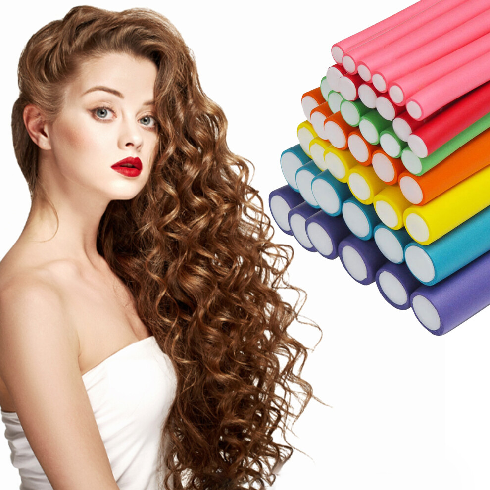 42pcs 360 Hair Curler Styling Rods