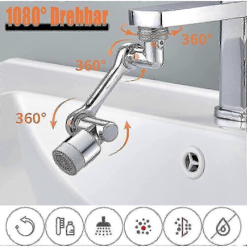 Faucet Attachment, Aerator, Multifunctional Extension Tap 1