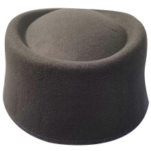 (Gray) Yellow Pillbox Hat and Top Hat Fascinator Base for Women, For Casual Wear, Western Fedoras, or Hostess Wear