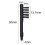5pcs Hearing Aid Cleaning Brush with Wax Loop and Magnet (Black) 2