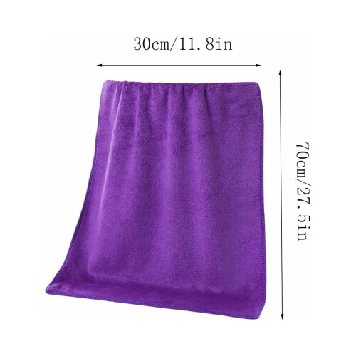 Microfiber Bath Towel Soft Absorbent 27x54 Inch 2