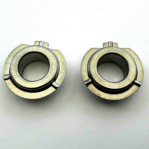 2pcs H7 Led Headlight Bulb Socket Adapters Iron Base Retainer Holder Replacement Iron 1