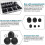 145pcs Bolt Dome Caps Covers,hex Nut Cover,plastic Dome Bolt Nut Protection Caps-b 4