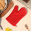Oven Mitts Solid Color Heat Resistant 1 Pair Red 4