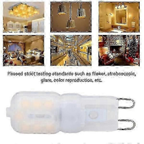Dimmable G9 lamp 6-pack 3W Dimmable G9 LED lamp 360 degrees energy saving 2
