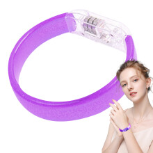 LED svietiace náramky, viacfarebné, priemer 7,5 cm