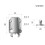 8 Pack Push Latchtouch Latch Safe Push Latchrebound Self-locking Deviceopen Catch Lock Drawer Cabinet Catch Touch Latch Cupboard Bedroom 2