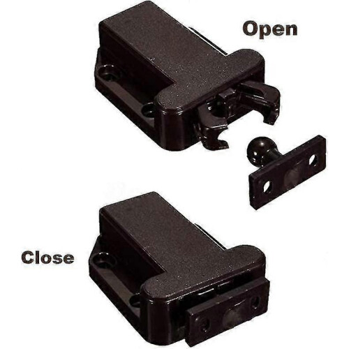 8 Pack Push Latchtouch Latch Safe Push Latchrebound Self-locking Deviceopen Catch Lock Drawer Cabinet Catch Touch Latch Cupboard Bedroom 2