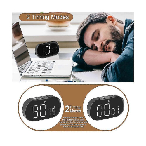 Digital Kitchen Timer, Digital Timer Egg Timer, Digital Kitchen Timer, Stopwatch, Alarm Clock, for 1