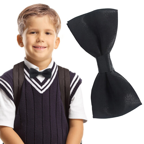 Ensemble de 6 nœuds papillon colorés ajustables pour enfants 1