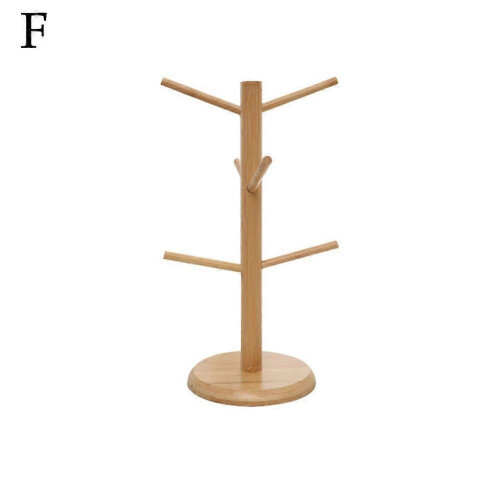 (Wood) Mug Holder Tree, Coffee Cup Holder, Thicker Base Coffee Cup Holder Stand