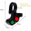 Motorcycle Handlebar Switch Waterproof Bike Scooter Horn Turn Light Horn Switch On/off Push Button Switch(black)(1pcs) 5