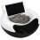 Ciotola per snack con supporto per cellulare, ideale per frutta secca e semi, colore bianco/nero. 2