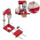Drill Stand, Hexagonal Drive/movable Drill Stand For Cordless Screwdriver And Drill, For Surfaces And Round Workpieces 5