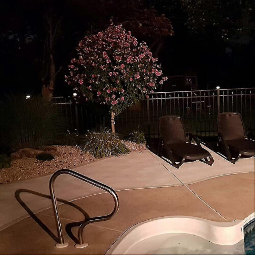 Solar Led Fence Post Cap For Garden, Solar Post Lights(2pcs, Black) 1