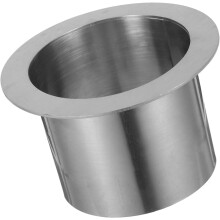 Versenkter Abfallschlucker mit Gummidichtung, Deckel aus Edelstahl, modernes, elegantes Design