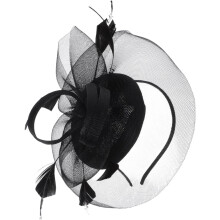 Gauze Fascinator Hat for Women Elegant Tea Party Headband