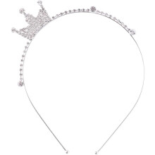 Prinsessenkroon haarband met strass steentjes, haarband voor jongens en meisjes, kroonaccessoire voor verjaardagsfeestjes.