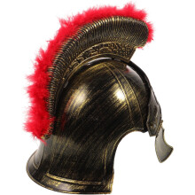 Goldener römischer Helm für Erwachsene und Jugendliche, leichter mittelalterlicher Kunststoffhelm