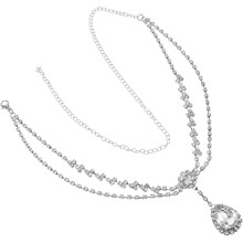 Elegante Stirnkette für Damen, Meerjungfrauen-Haarschmuck für Junggesellinnenabschiede, Brautfrisur