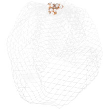 Bruidsfascinator hoeddecoratie, elegant hoofddeksel voor een theekransje