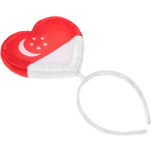Haarreif mit Singapur-Flagge, Party-Haarreif, Haarreif mit Nationalflagge, stylischer Sport-Haarschmuck