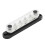 (Black) Bus Bar 12V Power Distribution Block with Cover 5 x 1/4" Studs 1