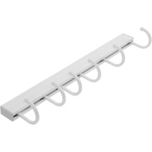 Wandhaken Küchenregal Weiß Aluminium Mehrzweckdesign Vielseitige Klebemontage