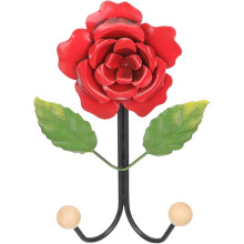 Schlüsselhaken aus Eisen in Blumenform zur Wandmontage – bequeme Installation und sichere Verwendung