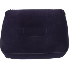 Cojín reposapiés inflable de PVC de una sola capa, color azul oscuro, almohada para piernas resistente al desgaste