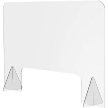 Anti-spat acryl isolatieplaat voor kantoor, 40x40 cm, 4 mm, bescherming tegen spatwater op het bureau.