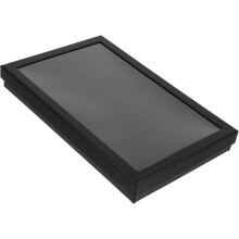 Ohrring-Aufbewahrungsbox, Schmuck-Präsentationsbox mit 100 Fächern, aus Karton, leicht, einfach zu transportieren, kompaktes, elegantes Design