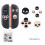 (for Switch 2, Pink) For Switch NS Lite Joystick Caps Pink - Skull Design Silicone Button Covers 1