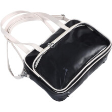 Niedliche Schultasche im japanischen Stil für Teenager-Mädchen, mit Schultergurt und Reißverschluss, ideal für Cosplay und den Alltag.