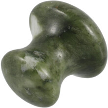 Jade-Pilz-Gesichtsmassagegerät, 4-teilig, grünes Gua-Sha-Schabemassagegerät