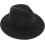 Cappello Fedora a tesa larga e piatta, berretto jazz elegante da uomo 1