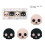 (for Switch 2, Button cap) For Switch NS Lite Joystick Caps Pink - Skull Design Silicone Button Covers 1