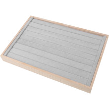 Schmucktablett aus Holz, Ringhalter, Präsentationstablett zur Schmuckaufbewahrung, Dekoration für Zuhause
